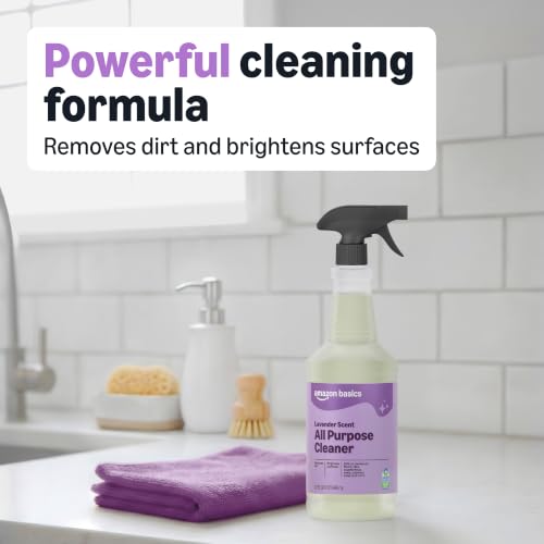 Amazon Basics All Purpose Cleaner, Lavender Scent, 32 fl oz, Pack of 2 (Previously Presto!) - image 4