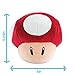 Club Mocchi-Mocchi- Super Mario Plush - Red Mushroom Plushie - Squishy Mario Toys and Cute Stuffed Animals - Gaming Room Decor - Video Game Collectibles - 6 Inch