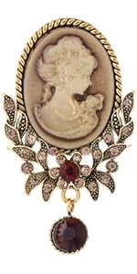 Amazon.com: Vintage Honey Bee Brooch Pins for Women Men CZ Crystal