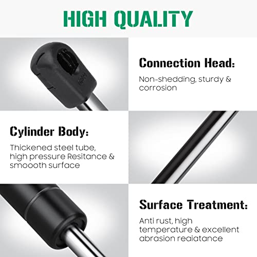 Lift Supports 13 Inch 30Lb/133N Universal Type Struts Shocks For Rear Window Glass Camper Shell Topper Cabinet Truck Tonneau Cover Rv Bed Pickup Tool Canopy Cap Cs1300-30 C16-04464A C1604464A Qty 2 #TOP2