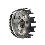 Corona de embrague externa impulsada por diseñados para un compromiso suave