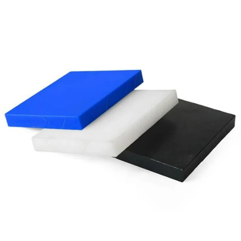 Placa De Nailon, 1/2 Piezas PA6 Placa De Nailon Puro Bloque De Láminas Mecanizado CNC Materiales Plásticos 2 Mm 3 Mm 4 Mm 5 Mm 6 Mm 8 Mm 10 Mm 12 Mm 15 Mm 20 Mm 25 Mm 30 Mm(White,8x300x300mm 1pcs)