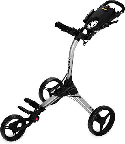Bag Boy Golf Compact 3 Push Cart (Silver/Black, )
