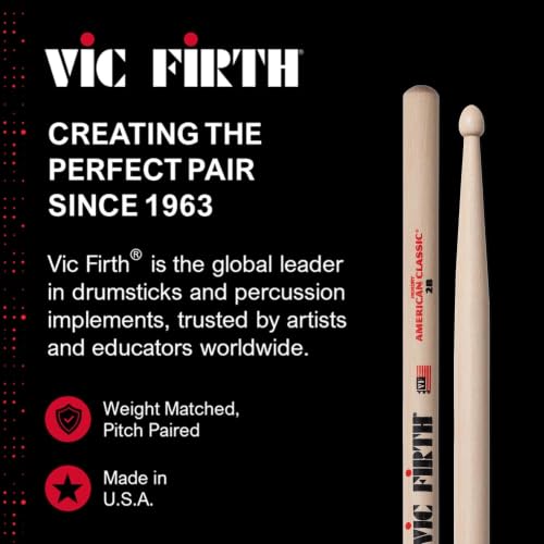 Image of Vic Firth American Custom Keyboard -- Medium head - mushroom
