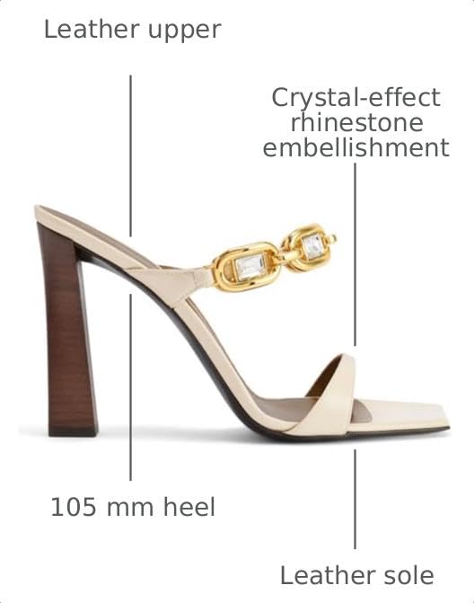 Giuseppe Zanotti, Insomnya Mule, 9, Off white — view 3