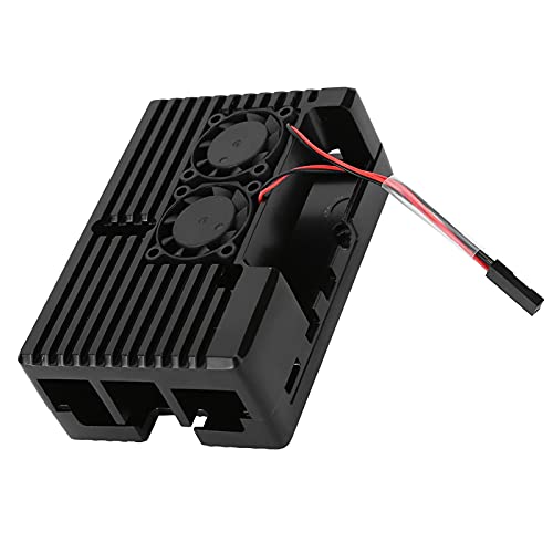 Boîtier de refroidissement pour Raspberry Pi 4 en aluminium avec double ventilateur - 7