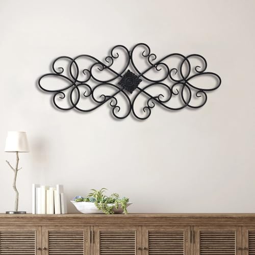 Sintosin Black Wrought Iron Wall Decor