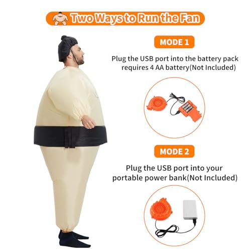 Toloco SS25795G Inflatable Costume For Adults Sumo Wrestler Inflatable Costume, Sumo Costume, Inflatable Halloween Costumes thumb #4