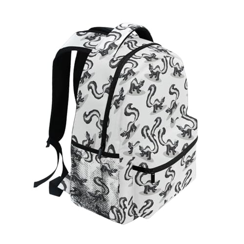 Cute Funny Skunk Pattern Boys Girls Kids School Backpacks Bookbag, School Bag Travel Backpack Daypack2