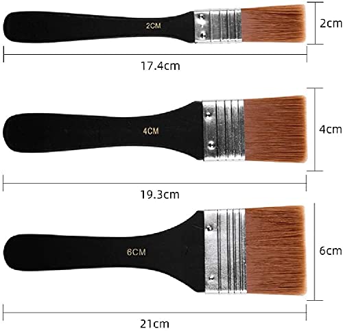 Pennello per pittura,confezione da 3 set di