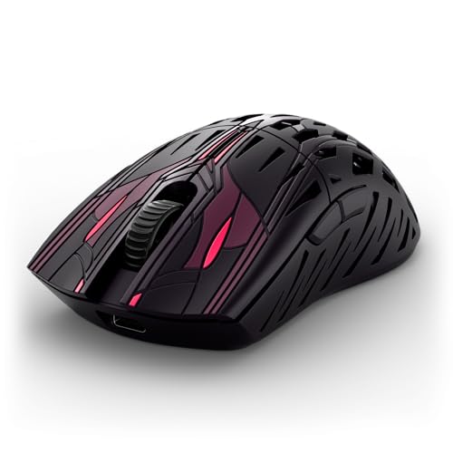 Image of PWNAGE Trinity Wireless Gaming Mouse 8kHz - 39 Grams Ultralight Esports Pro Gamer Flawless Professional Custom Xero PAW3950 Optical Sensor 36,000 DPI - 8000Hz -100% PTFE Skates Symm 2 - Sakura Samurai