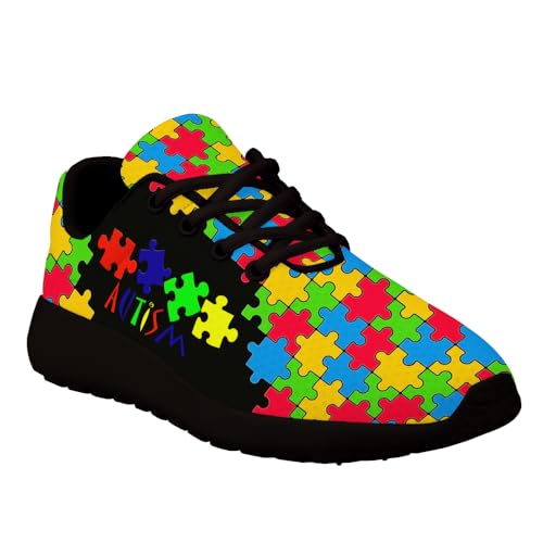 Autism Shoes for Women Men Trail Running Casual Fashion Sneakers Slip-on Tennis Shoes3