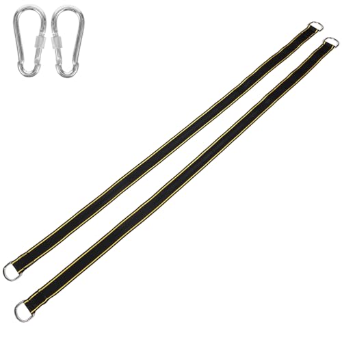 BESPORTBLE 1 Set Swing Straps Outdoor Hammock Chair Hanging Straps for Hammock Long Hammock Straps Hammock Swing Camping Hammock Rope Hammock Swing Band Kit Hammock Strap for Trees Nylon