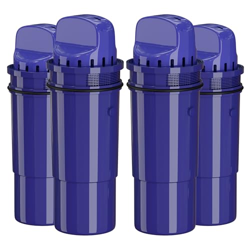 Water Filter Replacement for PUR Pitchers & Dispensers, CRF-950Z, PPF900Z, PPF951K, 4-in-1 Filter System, Reduce Chlorine, PFOA and PFOS, Odor, 4 Pack,by NUTTUTO