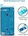 15 Pro Back Glass Replacement & with Plate & Flex Cable and All Parts, Waterproof and Camera Lens for iPhone 15 Pro + Repair Tools(Black)