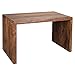 Produktbild WOHNLING Schreibtisch BOHA Massiv-Holz Sheesham Computertisch 120 cm breit Echtholz Design Ablage Büro-Tisch Landhaus-Stil Natur-Produkt Büro-Möbel dunkel-braun Modern Büroeinrichtung rechteckig 76 cm hoch