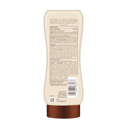 Hawaiian Tropic Sunscreen Sheer Touch Broad Spectrum Sun Care Sunscreen Lotion - SPF 15, 8 Ounce - image 7