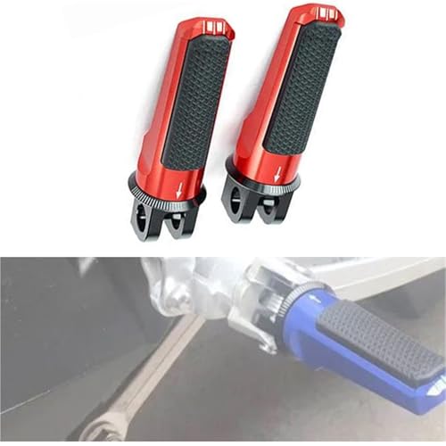 Pédale repose-pieds avant antidérapante Rosso pour Honda CBR600F 2001-2013