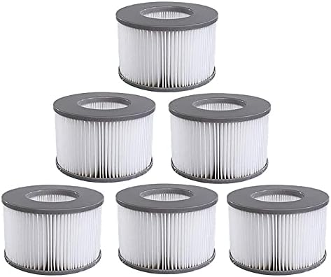 Mscomft Whirlpoal zubehör für MSPA Whirlpoal Ersatz Filter Filterkartusche Doppelpack für aufblasbare Pools,Filter Cartridge für Filter für Whirlpoal (Wasserfilter Modell ab 2020)