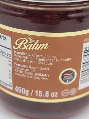 Miniatura 3 de Balim Kestane Bali CHESTNUT MIEL 450 GR - Producto de Alemania