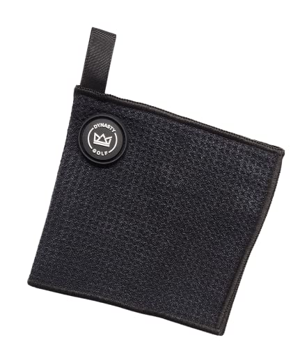 Image of Small Magnetic Golf Towel - Golf Ball Towel Small Golf Greens Towel - Golf Ball Cleaner Towel for Around The Greens - Golf Pocket Towel and Magnet Golf Hand Towel
