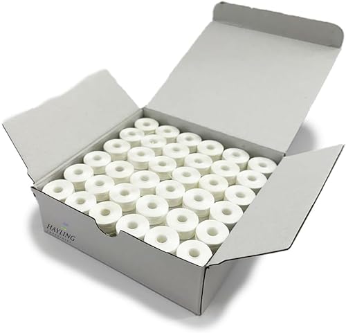 Hilo para canilla preenrollado blanco 144 piezas miniatura 1