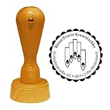 orgelpfeifenkaktus Der Holzstempel kann als persönliches Präsent an Weihnachten, Ostern, Nikolaus und zum Geburtstag verschenkt werden