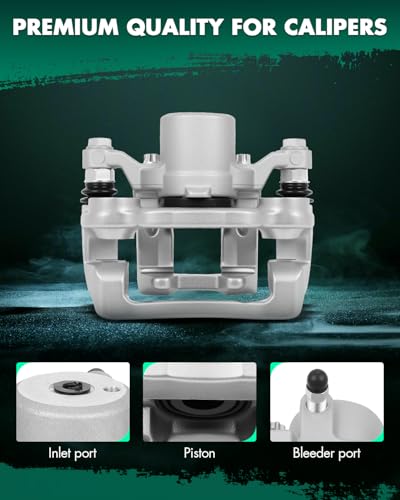 Image of SCITOO Rear Brake Caliper With Bracket 19B6456, 19B6457 Compatible For Hyundai Sonata 2011-2015, For Kia Optima 2011-2015