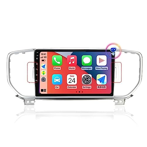 【 Funzione Bluetooth】Supporta le chiamate in vivavoce, non è necessario rispondere manualmente al telefono, risolvere il problema di parlare al telefono durante la guida ed evitare di perdere le chiamate importanti.