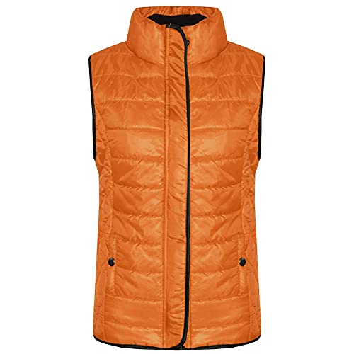Veste sans manches enfant matelassée orange bodywarmer fille garçon 5-13 ans