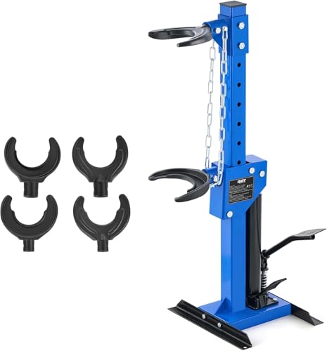 Orion Motor Tech Compresseur de Ressort Amortisseur Hydraulique Force de Compression 1 Tonne Capacité 4,5 Tonnes de Vérin Hydraulique avec 4 Pinces à...