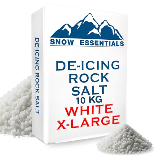 Laeto Signature Garden Bag of Grit Rock Salt Deicing White Rock Salt for Weeds De-Icing Salt for Paths, Driveways & Roads of Snow & Ice