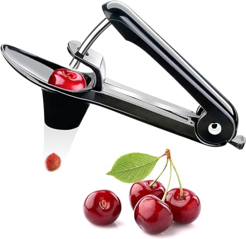 Namre’ Cherry Pitter Tool - Stainless Steel Cherry Pit Remover - Simple & Effortless Olive Pitter Tool - Multifunctional Cherry Depitter - No Mess Cherries Pitter - One Click The Pit is Out