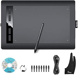 Parblo A610s Graphic Drawing Tablet with 8192 Pressure Sensitivity Stylus Pen, 5080 LPI