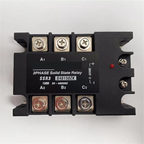 Relais statique triphasé 120A haute tension pour régulation thermique stable 24V CC