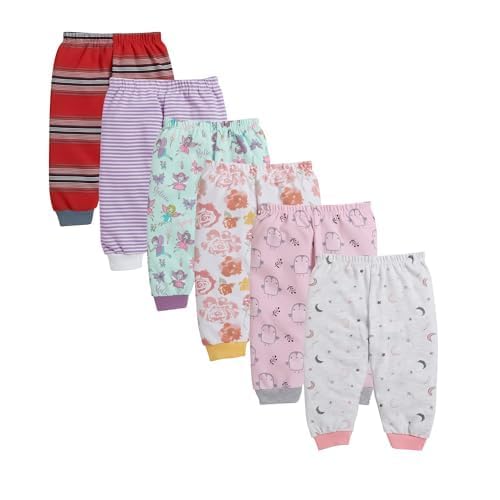 Image of EIO Unisex Kids Tapered Fit Mid Rise Cotton Pajama Pants Combo Pack