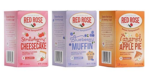 Red Rose Sweet Temptations Herbal Tea 3 Pack Gift Set