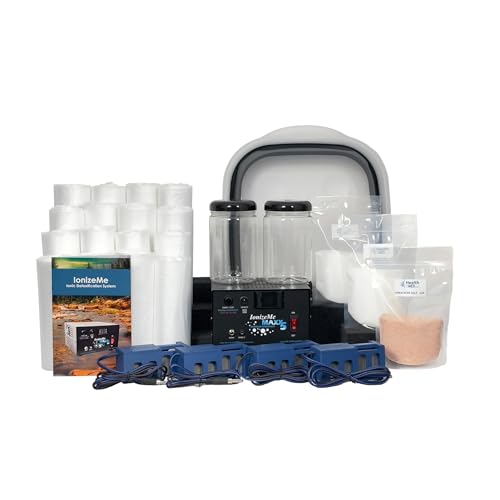HEALTHandMED IonizeMe Maxx 5 - Most Powerful 5 Amperes / 20 Volts Heavy Duty Ionic Foot Bath Detox Machine | 5-Year Warranty | Detox Expert Consultation | Made in USA (Ultimate Pack)
