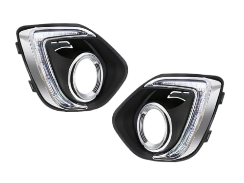 Pharez antibrouillard LED Mitsubishi ASX 2014 clignotant DRL 3 couleurs avant