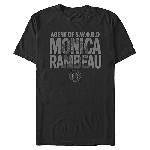 T-shirt Marvel WandaVision noir 4XL parfait pour vos soirées streaming et ciné