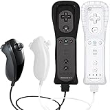 Contenu de la livraison : 1 Nunchuck pour Wii, 1 télécommande pour Wii avec Motion Plus, 1 coque en silicone, 1 bracelet