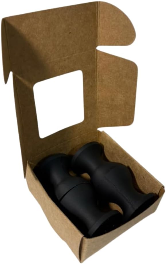 Undique Mini Egg Cup Set, Quail Egg Holders, Set of 4, (Black)