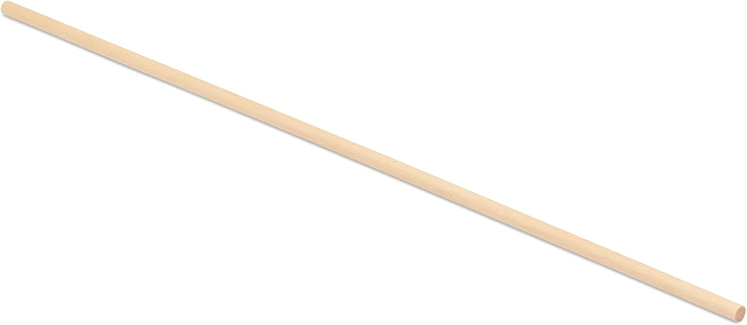Woodpeckers Baltic Birch Unfinished Craft Wood, 3/16 Inch x 12 Inch, Pack of 50, Round Dowel Rods