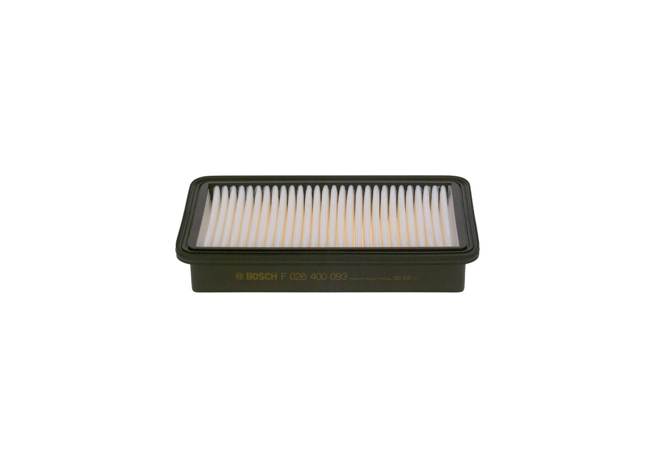 Bosch S0093 Car Air Filter - Separates Particles from the Air Intake - Moisture-resistant plus High Tensile Strength