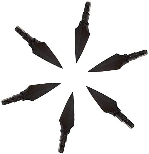 Namvo 6pcs Metal Archery Broadheads 157Grain Traditional Outdoor Hunting Arrows Head
