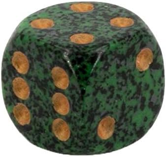 Miniatura 5 de DND - Juego de dados Chessex D&D de 0.472 in, juego de dados poliédricos de plástico dorado moteado, Dungeons and Dragons, incluye 36 dados - D6