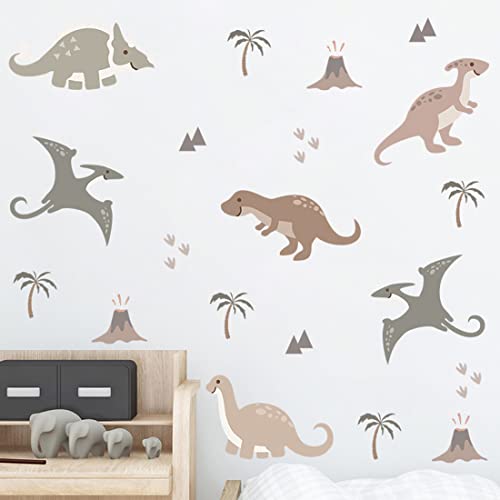 Stickers de dinosaurios adhesivos y removibles miniatura 2
