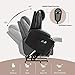 MAGIC UNION Power Lift Recliner Chair Sofa with Massage and Heat Vibration, Electric Lift Chairs Recliners for Elderly Catnap with Remote Controls, Side Pockets and Cup Holders, Faux Leather (Black)