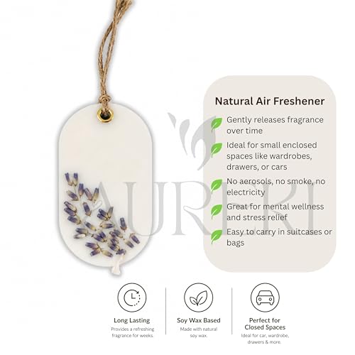 Image of Lavender Scented Wax Sachet Set of 3 | Long Lasting Lavender Upto 30 Days | Handmade Wax Sachet | Sachet for Wardrobe, Car, Cupboard and Home Decor