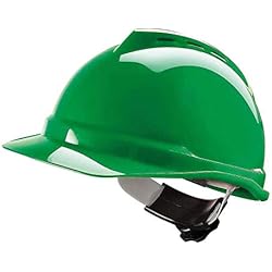 Casco Msa Verde MSA Safety GV442-0000000-000 Vgard 500 - Ventilador (incluye PVC), color verde